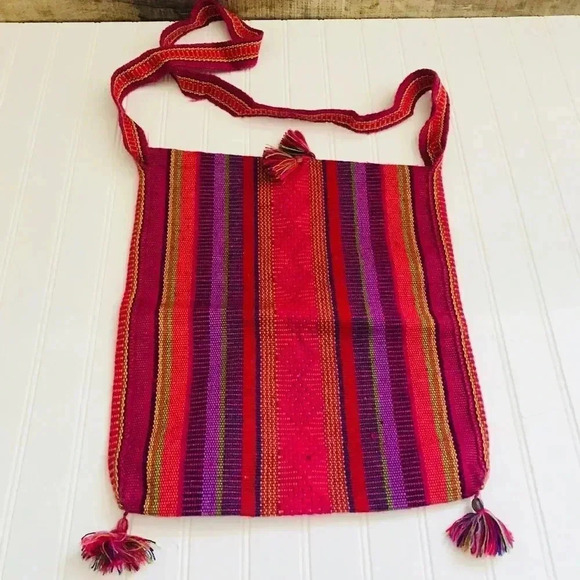 NWOT Huipil handmade purse - Picture 2 of 4